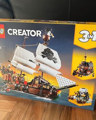 LEGO 31109 Creator Pirate Ship Galeone 3 x 1 Nuovo