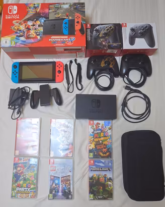 Nintendo Switch  + accessori + 6 giochi 
