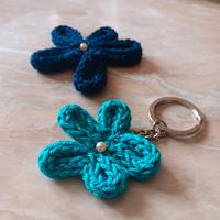 calamita/portachiavi in tricotin 