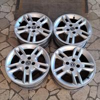 4 - CERCHI IN LEGA FIAT 6X15 4X98 ET33 CB 58,1