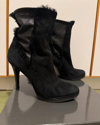 Stivaletti con tacco in Montone - Calvin Klein