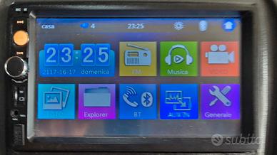 STEREO Bluetooth Autoradio doppio Din 7 pollici