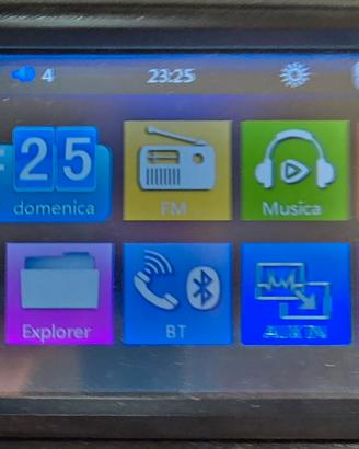 STEREO Bluetooth Autoradio doppio Din 7 pollici