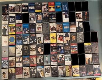 Collezione audiocassette vintage (rock/pop)