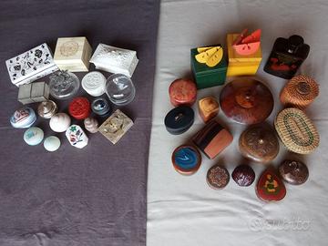 Lotto scatolette varie da collezione, divisibile