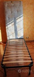 Letto singolo comprensivo di rete e materasso