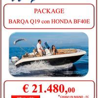 BARQA Q19 CON HONDA BF40E (40/60) SENZA PATENTE