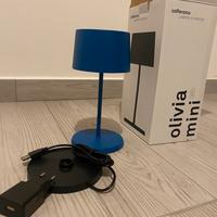 Lampada olivia mini pro blu - zafferano - nuova