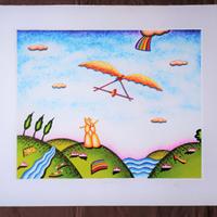 GIULIANO GHELLI - Due Litografie Firmate - 1993