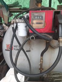 Cisterna Gasolio 3000 litri con vasca e pompa