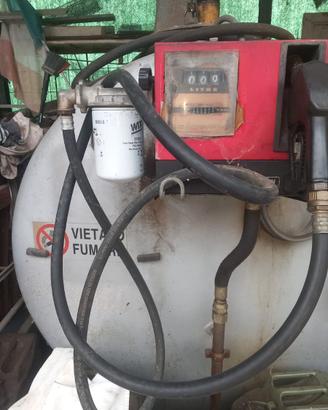 Cisterna Gasolio 3000 litri con vasca e pompa