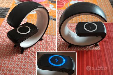 Lampada LED da tavolo con ricarica Wireless