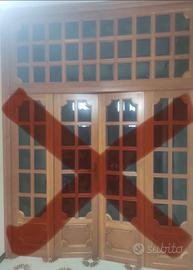 Sopra luce finestra superiore, legno Douglas