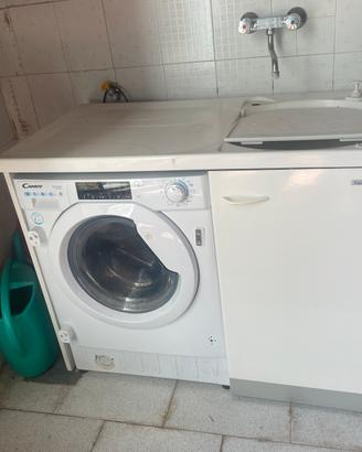 mobile lavanderia con lavatoio