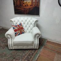 Poltrona Monk Chester Chesterfield inglese pelle