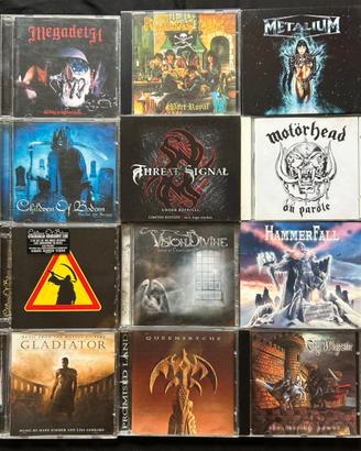 Lotto 12 cd metal