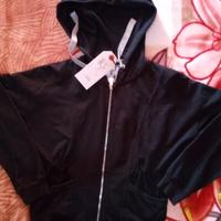 FREDDY, FELPA CON CAPPUCCIO cotone 100%tg xs/40/42