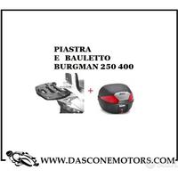 Piastra e bauletto burgman 1998 2002 GIVI