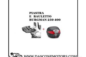 Piastra e bauletto burgman 1998 2002 GIVI