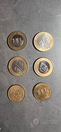 Lotto 6 gettoni souvenir "Ecco l'Euro"