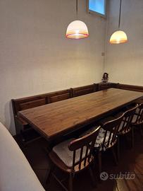 Tavolo legno e sedie