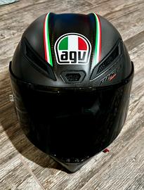 Casco agv carbonino