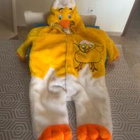 Pulcino vestito carnevale bambino