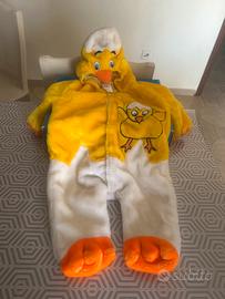 Pulcino vestito carnevale bambino