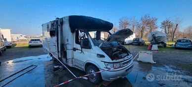 iveco daily 35 15 camper bruciato