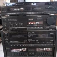 technics rack stereo impianto 