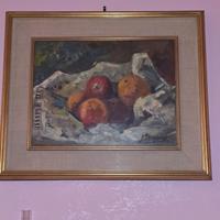 Olio su tela natura morta