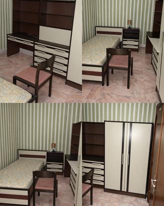 Stanza da letto stile vintage anni 70