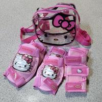 Protezioni pattinaggio bambina Hello Kitty