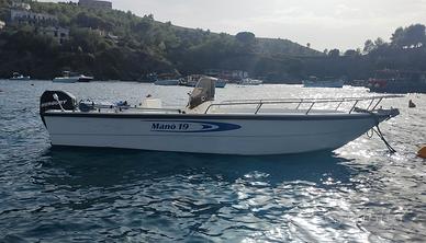 Barca Manò 19 con motore Mercury 40 cv – accessori
