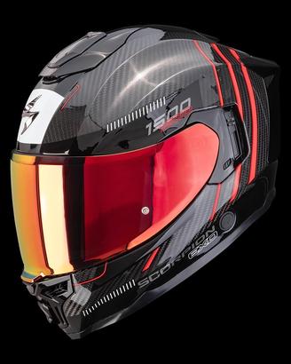 Scorpion EXO-1500 Carbon Air Zity Black-Red Taglie