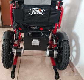 Carrozzina elettrica pieghevole robusta