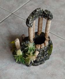 decorazione acquario colonna antica