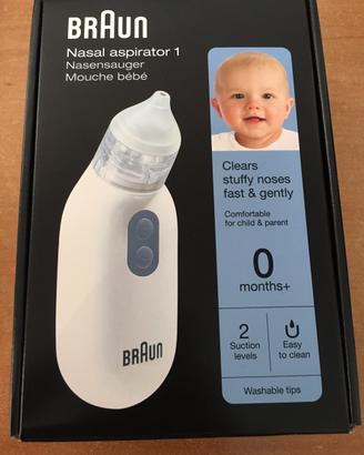 Aspiratore nasale Braun nuovo