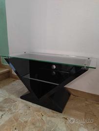 Tavolino porta stereo o TV vintage anni 80 design 