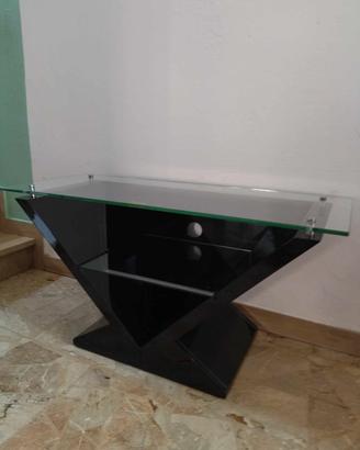 Tavolino porta stereo o TV vintage anni 80 design 