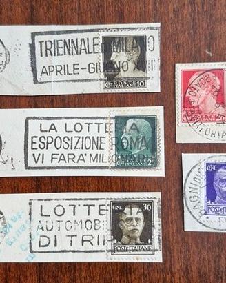 REGNO D’ITALIA – IMPERIALE FRAMMENTI CON ANNULLI