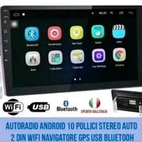 AUTORADIO ANDROID 10 POLLICI STEREO AUTO 2 DIN