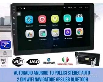 AUTORADIO ANDROID 10 POLLICI STEREO AUTO 2 DIN