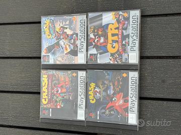 Crash Bandicoot Lotto ps1 Collezione Platinum