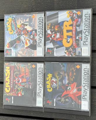 Crash Bandicoot Lotto ps1 Collezione Platinum