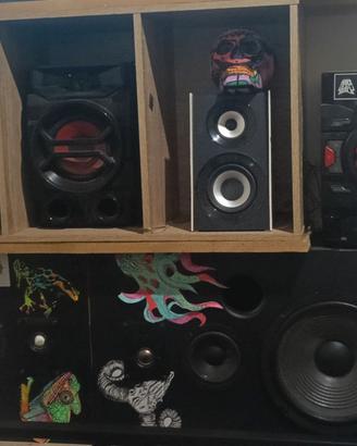 Impianto stereo passivo 220w