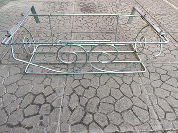 FIORIERA PORTAVASO SUPPORTO FIORI BALCONE 47 x 19