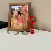 Scritta Love stampata in 3D