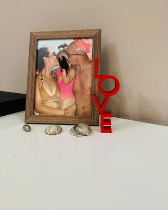 Scritta Love stampata in 3D