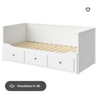 Letto singolo/matrimoniale estraibile Ikea HEMNES